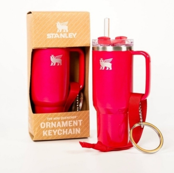 Stanley Handbags - Stanley Cup 2024 Limited Edition Red Mini Keychain Bag Charm